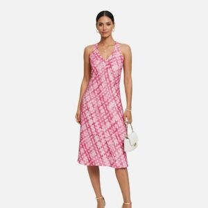 Chloé Kristyn Nina Slip Dress (Fuchsia)